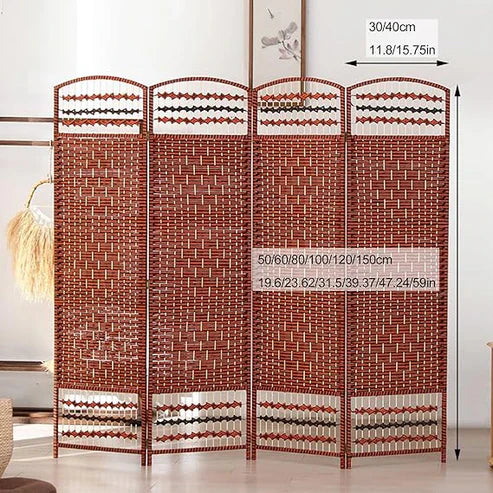 Woven Wood Partition Wall