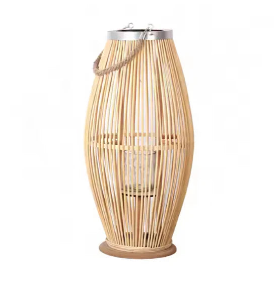 Rattan Woven Lantern Candle