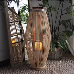 Rattan Woven Lantern Candle