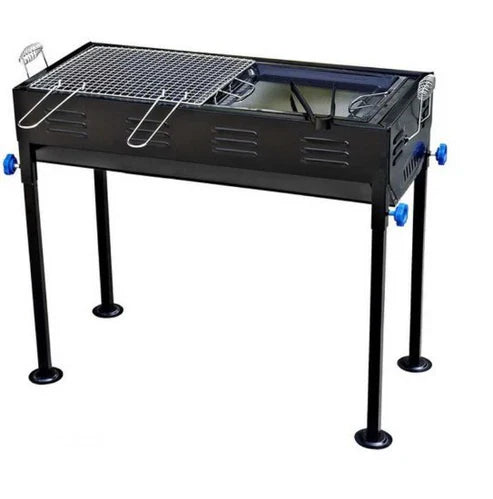 BBQ Grill with Adjustable Stand